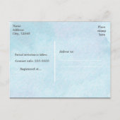 sぶら下がったスターフィッシュ&サンドドルビーチはがき 案内ポストカード (裏面)