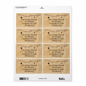 sぶら下がった Starsビジネスラベル ラベル (フルシート)