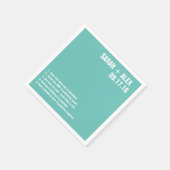 sまたはシャワ結婚ーのおもしろいファクトカクテルナプキン スタンダードカクテルナプキン (角)