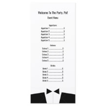 sまたは結婚イベントメニュフォーマルーRackcard