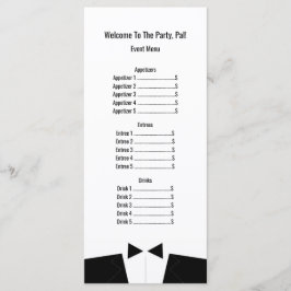 sまたは結婚イベントメニュフォーマルーRackcard メニュー