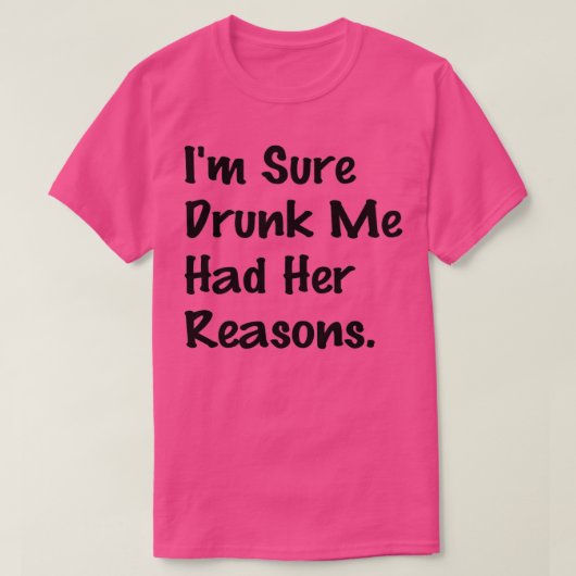 Sを飲む理由飲は確かおもしろいにあった Tシャツ (デザイン正面)