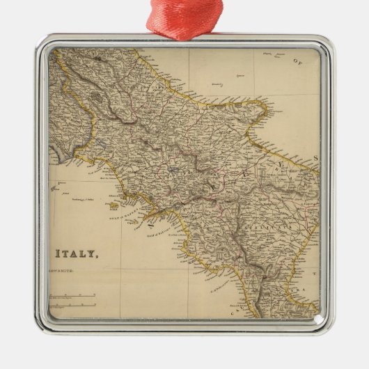 Sイタリア メタルオーナメント (正面)