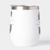 Sイニシャルパーソナライズされたシルバーモノグラムあなたの名前 (右面)