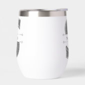 Sイニシャルパーソナライズされたシルバーモノグラムあなたの名前 (左面)