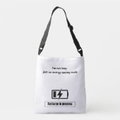 sエネル救ギーモードキャットデザイン- Cozy & Relatable A クロスボディバッグ (裏面)