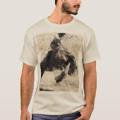 sオンぶら下がった – ブロンコバスティングシャンプ tシャツ (正面)