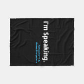 sカマ話ラハリス2020赤ソロメラニンHbcu フリースブランケット (正面(横))