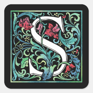 Sカラフルシール スクエアシール