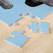 sギフト結婚パズル、たった今結婚しました車 ジグソーパズル (側面)