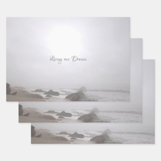 sギフト結婚ラップロマンスデザインスタイル ラッピングペーパーシート (セット)