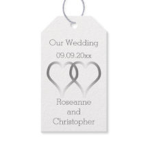 sギフト結婚ラベルシルバーハート