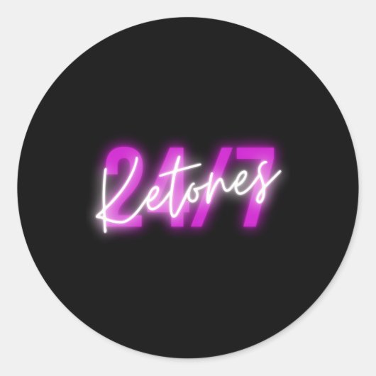 SケトダイエットドリンクKetones毎日の重量損失 ラウンドシール (正面)