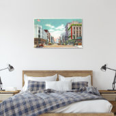 Sサリナ通りfromファイエット通り キャンバスプリント (インサイチュ (寝室))