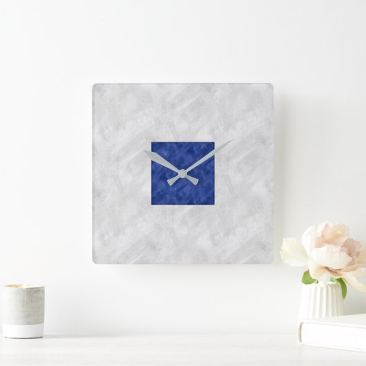Sシエラウォーター航海のカラーシグナル海上国旗 スクエア壁時計 (ホーム)