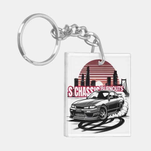 Sシャーシバーンアウト キーホルダー (正面左)