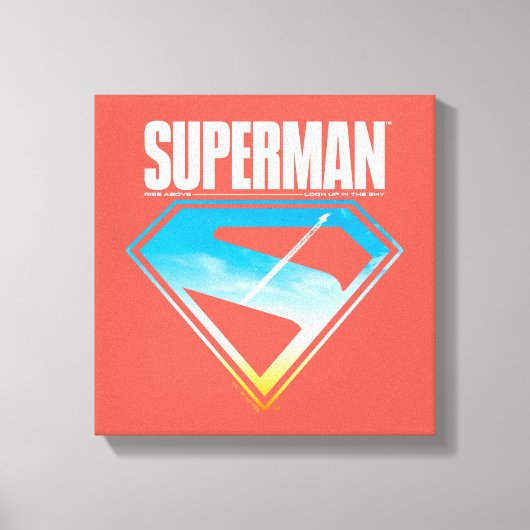 Sシールドを通して飛び出す キャンバスプリント (正面)