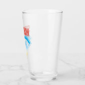 Sシールドを通して飛び出す タンブラーグラス (左)