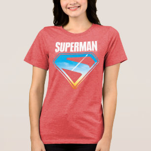 Sシールドを通して飛び出す トライブレンドＴシャツ