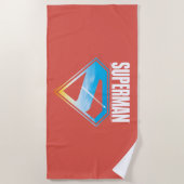 Sシールドを通して飛び出す ビーチタオル (正面)