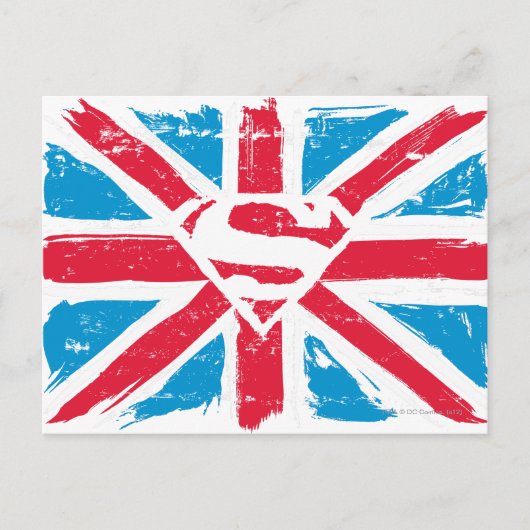 Sシ擦り切れたールドのフラグ ポストカード (正面)