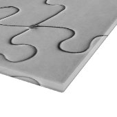 sジグ恋しく思ソーパズルピースホワイト カッティングボード (角)