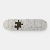 sジグ恋しく思ソーパズルピースホワイト スケートボード (横)