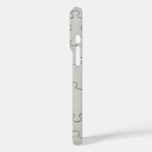 sジグ恋しく思ソーパズルピースホワイト Case-Mate iPhoneケース (裏面 / 左)