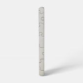 sジグ恋しく思ソーパズルピースホワイト samsung galaxyケース (左側面)