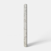 sジグ恋しく思ソーパズルピースホワイト samsung galaxyケース (左側面)