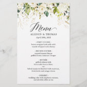 sディナ結婚ーメニュー自然グリーンホワイトローズフローラ (正面)