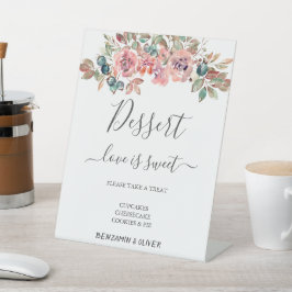 sデザー結婚トバーラブスイーツカスタムダスティ 台座サイン