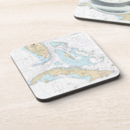 Sフロリダおよびキューバのコースターのための航海のな図表 コースター (左側)