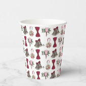 sベル結婚フラワーズボウタイブライダルローズブーケ 紙コップ (右)