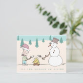 'sホリデーカー与えドの季節 ポストカード (スタンド正面)