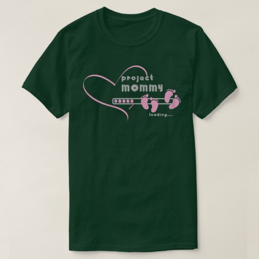 sママ装荷2022妊娠の発表sh tシャツ (デザイン正面)