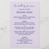 sメニュー結婚テンプレートトロピカルハイビスカスラベンダー (正面)