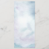 sメニュ結婚ーシック水カラーティール（緑がかった色）金ゴールドゲートGeode メニュー (裏面)