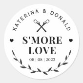 S'モダンmore Love'結婚s ラウンドシール (正面)