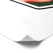 Sモノグラム独自の8カスタム枚フォトコラージュを作成 ポスター (角)