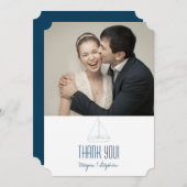 Sヨ結婚ート サンキューカード (正面/裏面)