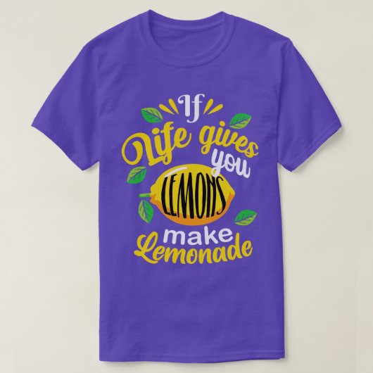 sレモネードレモおもしろいンビベスを作る tシャツ (デザイン正面)