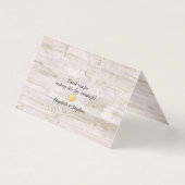 s位結婚置テーブル番号シックフローラウッドライト (裏面)