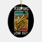 s保It低鍵楽器チューバプレーヤーバスクル セラミックオーナメント (右)