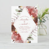 s写真結婚テラコッタフローラ秋招待状 招待状 (スタンド正面)