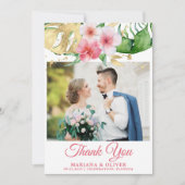 s写真結婚トロピカルパームズフローラ招待状 招待状 (正面)