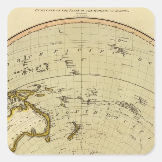 S半球、ロンドン飛行機 スクエアシール (正面)
