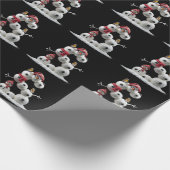 S字型雪だるまミニオン ラッピングペーパー (角)