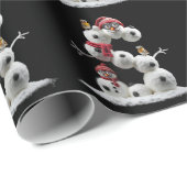 S字型雪だるまミニオン ラッピングペーパー (ロールコーナー)