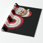 S字型雪だるまミニオン ラッピングペーパー (アンロールド)